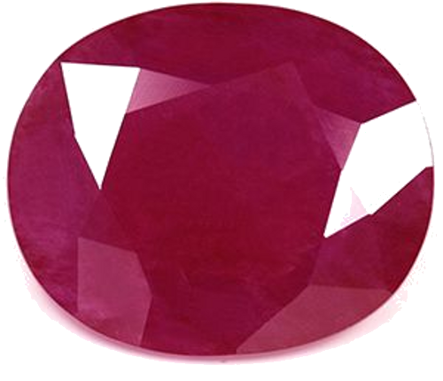 8.65 carat RED Oval Rubinas (1)