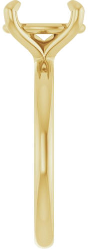 Sužadėtuvių Žiedas „Solitaire“ 585 Geltonojo Aukso Oval 10mm x 8mm (4)