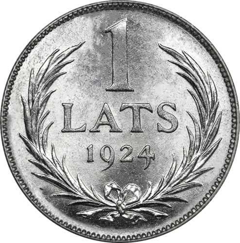 1 Lats (1923-1924) Latvia silver coin (1)