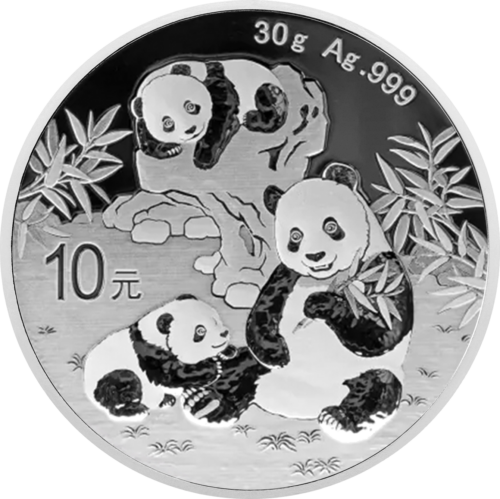 30 g 10 Yuan Panda 2025 China Silver Coin (1)
