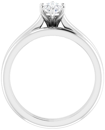 14K White 9x4.5 mm Marquise Solitaire Engagement Ring Mounting (7)
