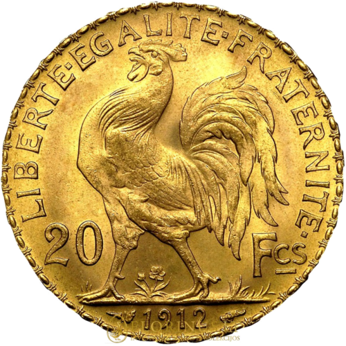 20 Franks Mariana gold coin 1898-1914 France Republic (2)