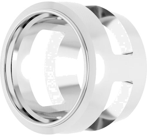 14K White 5.6 mm Round Slide Pendant Mounting (2)