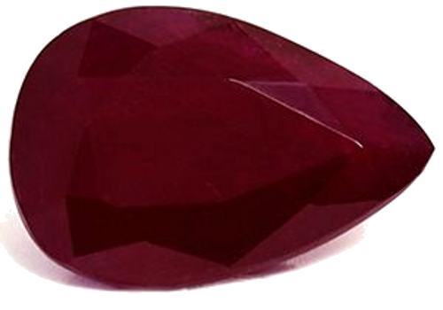 1.84 carat RED Pear Rubinas (1)