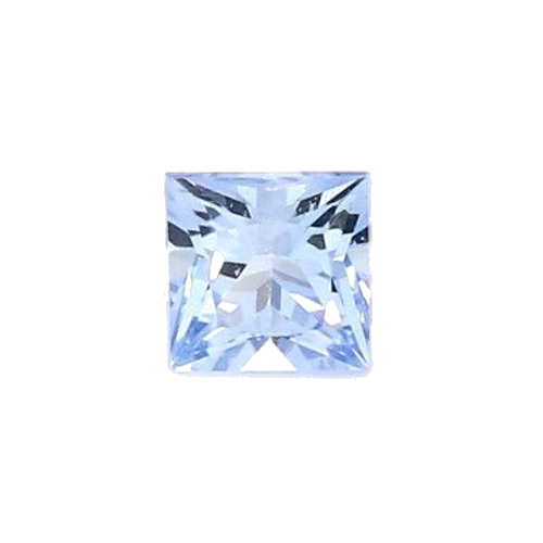 0.6 carat BLUE MODIFIEDBRILLIANT cut Square Safyras (1)