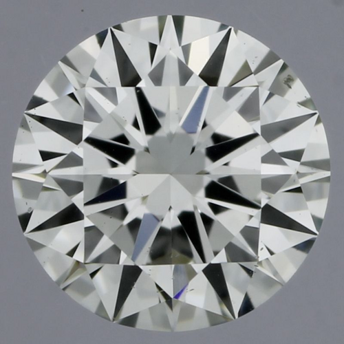 0.3 carat Faint Yellow Yellow Green-SI1 GD cut Natūralus Round Deimantas (1)