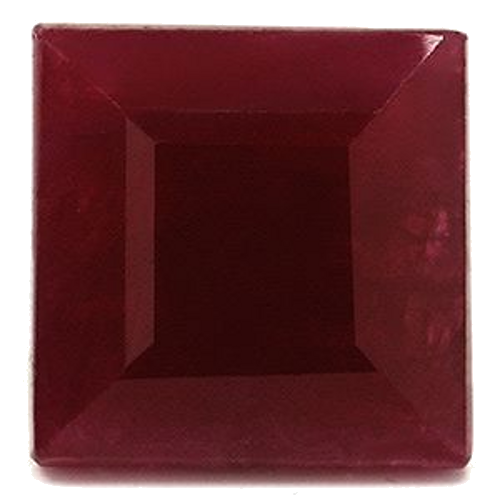 2.95 carat RED Square Rubinas (1)