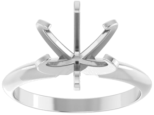 Sužadėtuvių Žiedas „Solitaire“ 950 Platinos Round 8.2mm (3)