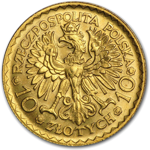 10 Zloty Boleslaw 1925 Poland gold coin (2)