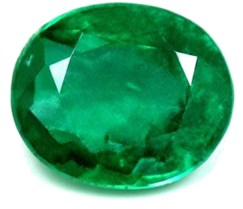 3.21 carat GREEN Oval Smaragdas (1)