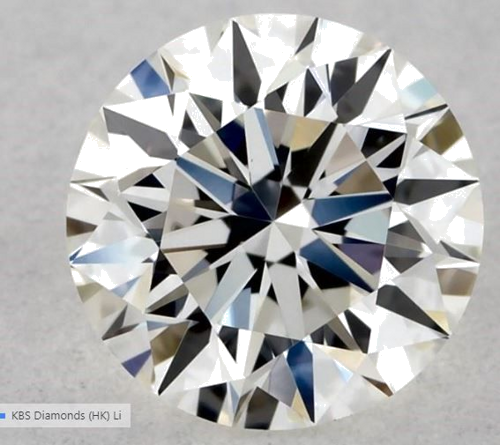 0.57 carat H-VVS2 Excellent cut Natūralus Round Deimantas (1)