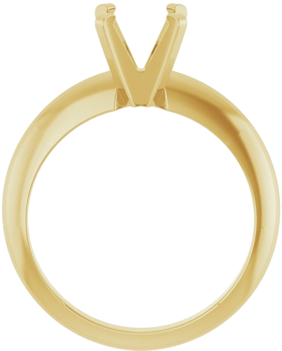 Sužadėtuvių Žiedas „Solitaire“ 585 Geltonojo Aukso Round 6.5mm (2)