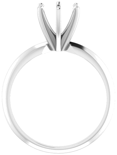 Sužadėtuvių Žiedas „Light Solitaire“ 950 Platinos Round 6.6mm x 7.2mm (2)