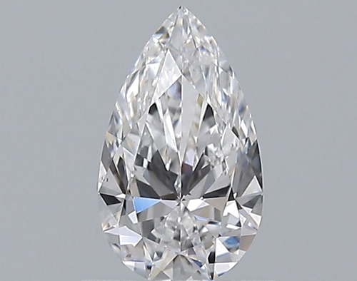 0.7 carat D-VS2 Natūralus Pear Deimantas (1)