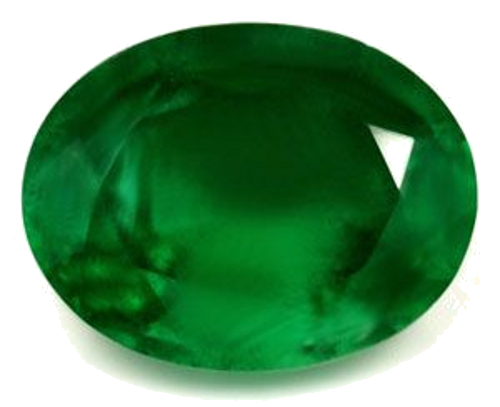 1.44 carat GREEN Oval Smaragdas (1)