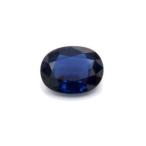 2.29 carat BLUE BRILLIANTSTEP cut Oval Safyras (1)