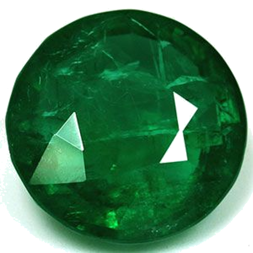 6.98 carat GREEN Round Smaragdas (1)