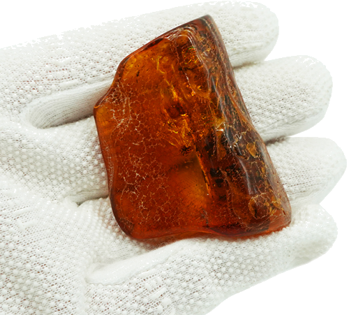 22 g Amber Nugget with fly inclusion (3)