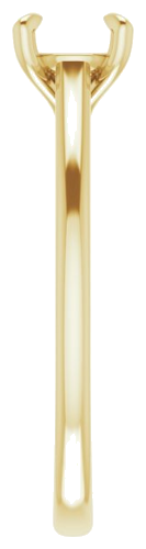 Sužadėtuvių Žiedas „Solitaire“ 585 Geltonojo Aukso Round 5.8mm (4)