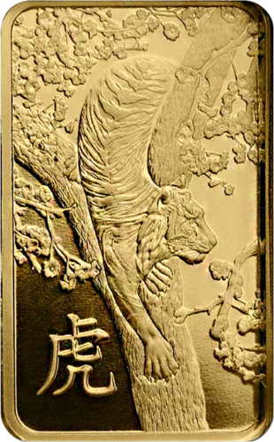 5 g Investment Gold Bar 2022 Year of the Tiger PAMP (3)