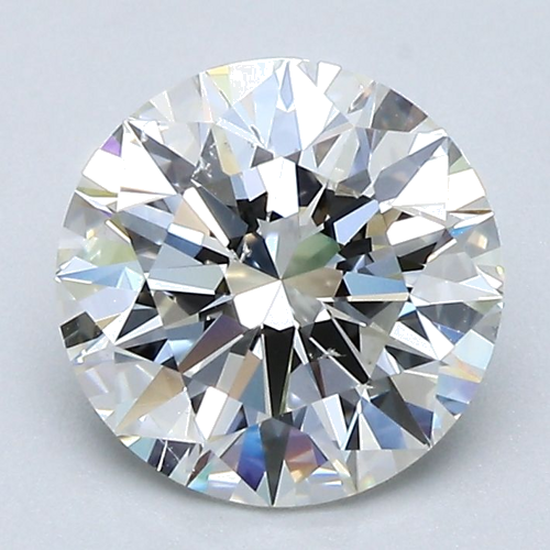 2.0 carat I-SI1 Excellent cut Natūralus Round Deimantas (1)