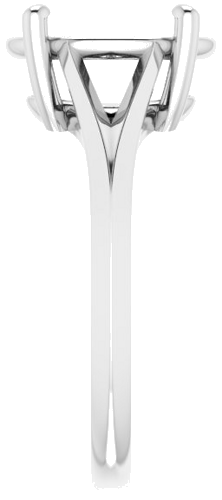 Sužadėtuvių Žiedas „Solitaire“ 585 Baltojo Aukso Oval 11mm x 9mm (4)