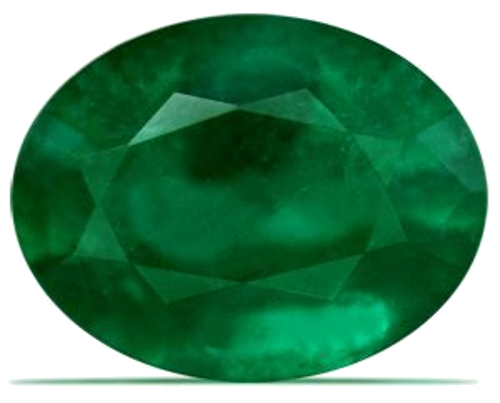 1.62 carat GREEN Oval Smaragdas (1)