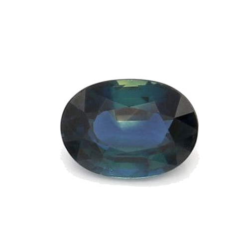 1.13 carat BLUE BRILLIANTSTEP cut Oval Safyras (1)