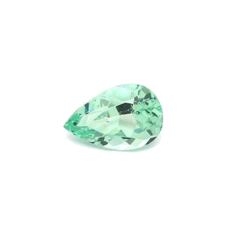 1.2 carat GREEN MODIFIEDBRILLIANT cut Pear Smaragdas (1)