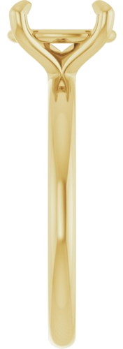 Sužadėtuvių Žiedas „Solitaire“ 585 Geltonojo Aukso Oval 9mm x 7mm (4)