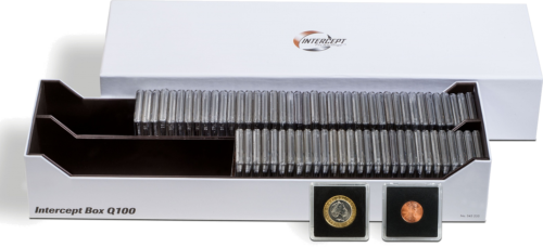 Kastīte Intercept Q100 kapsulām un turētājiem (1)