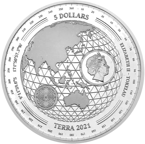 1 oz Терра 2021 Токелау сребърна монета (1)