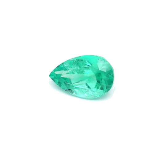 1.48 carat GREEN MODIFIEDBRILLIANT cut Pear Smaragdas (1)