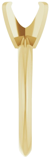 Sužadėtuvių Žiedas „Solitaire“ 585 Geltonojo Aukso Oval 8mm x 6mm (4)