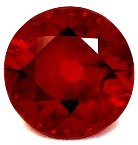2.16 carat RED Round Rubinas (1)