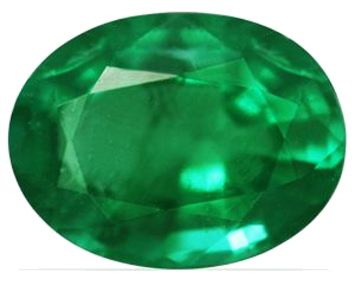 1.24 carat GREEN Oval Smaragdas (1)