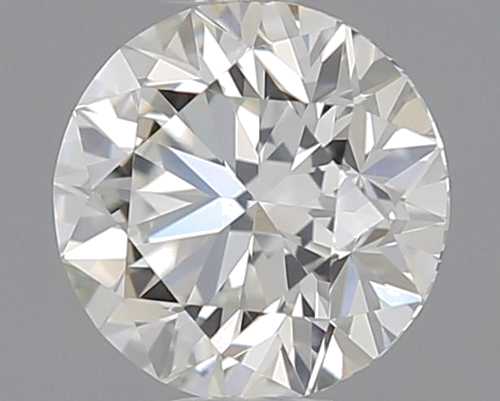 0.4 carat Faint Yellow Green-VS1 GD cut Natūralus Round Deimantas (1)