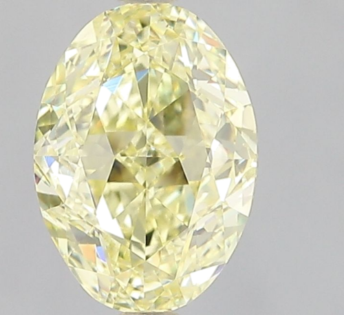 1.7 carat Fancy  Yellow-VVS2 Natūralus Oval Deimantas (1)