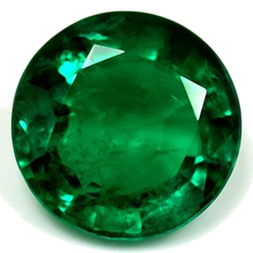 3.46 carat GREEN Round Smaragdas (1)