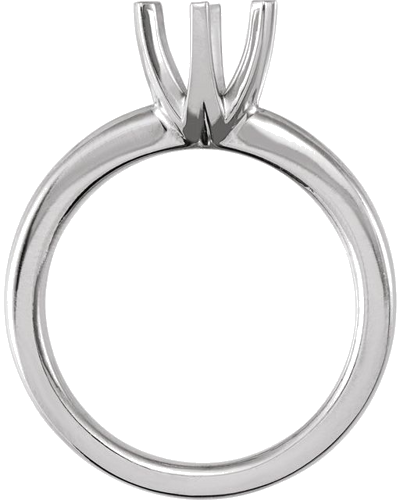 Sužadėtuvių Žiedas „Tall Solstice Solitaire®“ 14k white gold Round 5.8mm (2)