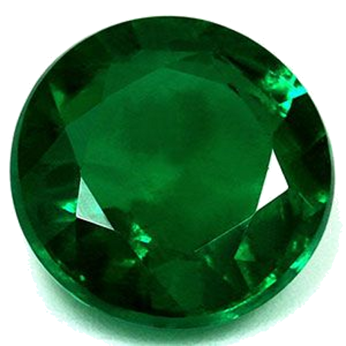 2.17 carat GREEN Round Smaragdas (1)