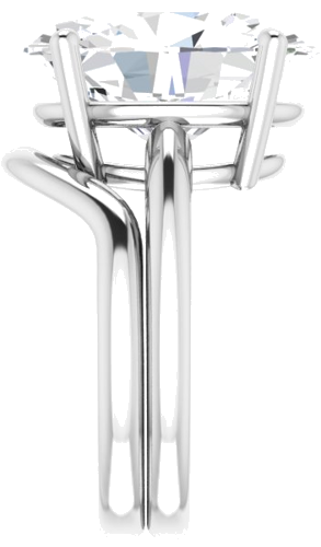 Sužadėtuvių Žiedas „Solitaire“ 925 Sidabro Oval 16mm x 12mm (9)