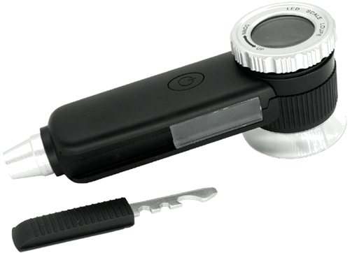 Multifunctional Magnifying Glass for Mineral Analysis 30x (2)