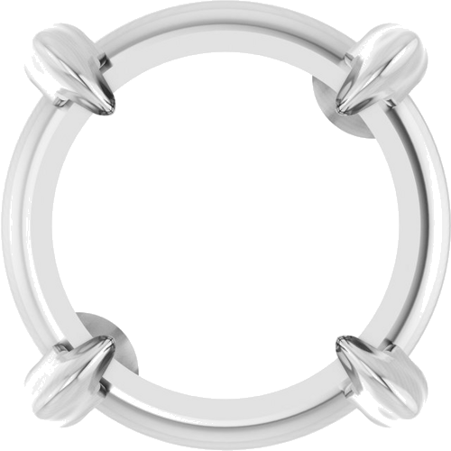 14K White 6 mm Round Pendant Mounting (1)