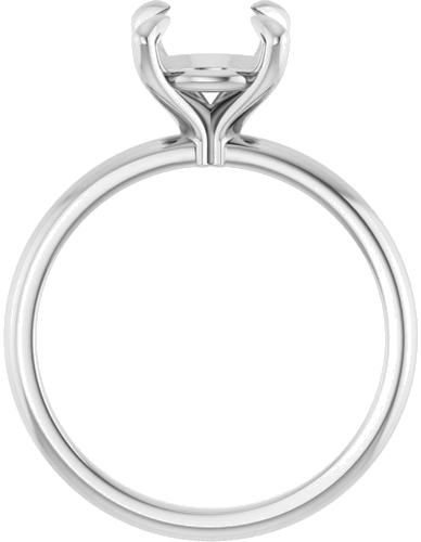 Sužadėtuvių Žiedas „Solitaire“ 950 Platinos Round 8.2mm (2)