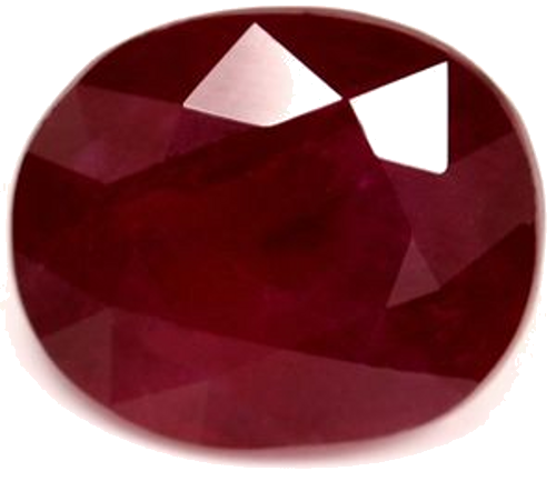 2.99 carat RED Oval Rubinas (1)