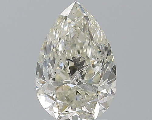 1.71 carat K-SI2 Natūralus Pear Deimantas (1)