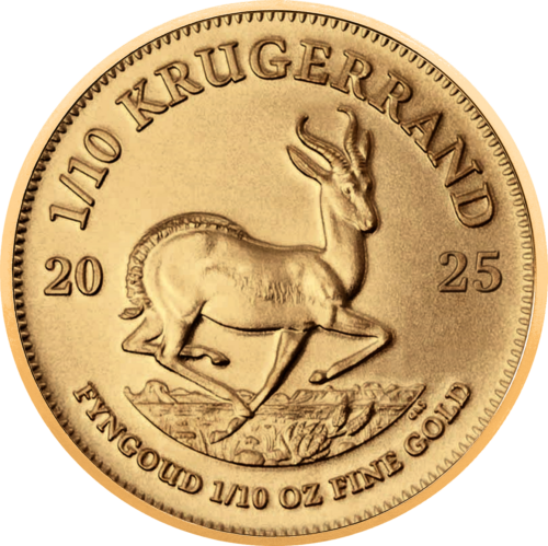 1/10 oz Krugerrand 2025 Pietų Afrika auksinė moneta (1)