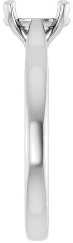 Sužadėtuvių Žiedas „Solitaire“ 417 Baltojo Aukso Oval 8mm x 6mm (4)