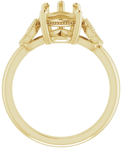 Sužadėtuvių Žiedas „Solitaire“ 585 Geltonojo Aukso Pear Shape 12mm x 8mm (2)